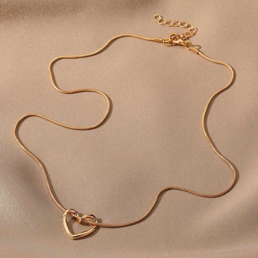  Hollow Heart Necklace for Women